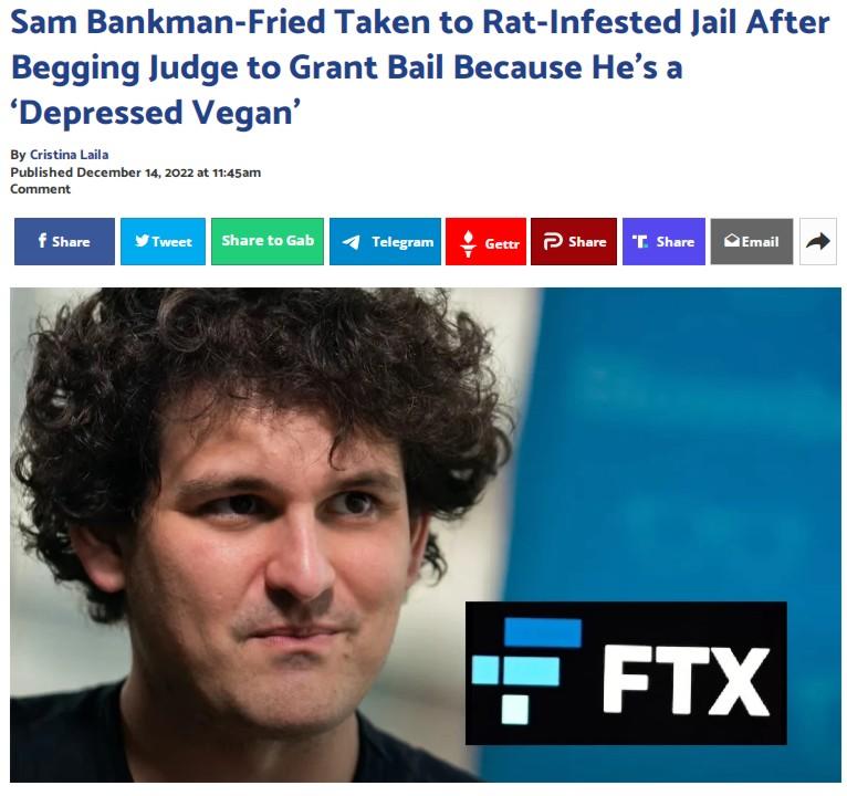 Ain't all vegans depressed anyways | Sam Bankman-Fried / SBF | Know