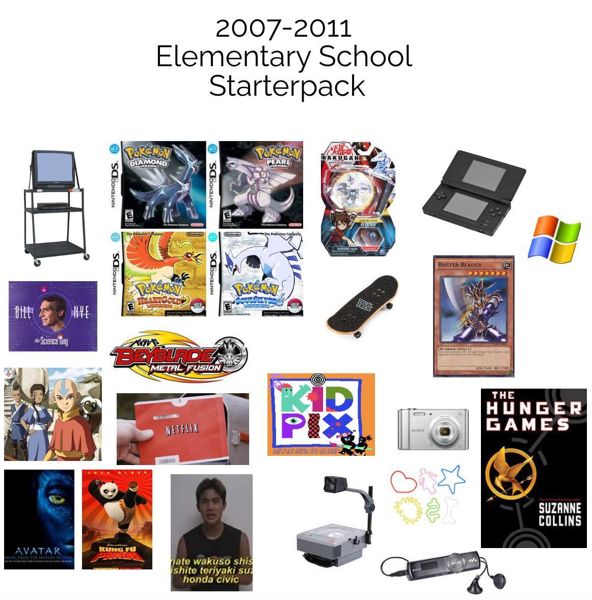 Elementary school in the late 2000s era starterpack | /r/starterpacks ...