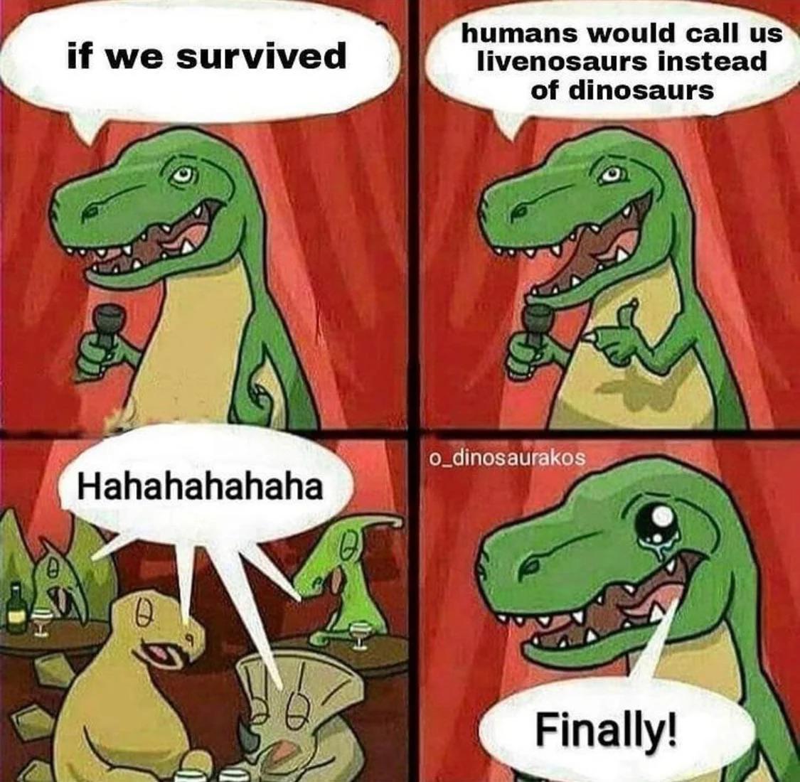 Finally he did it | /r/wholesomememes | Bad Joke Trex | Know Your Meme