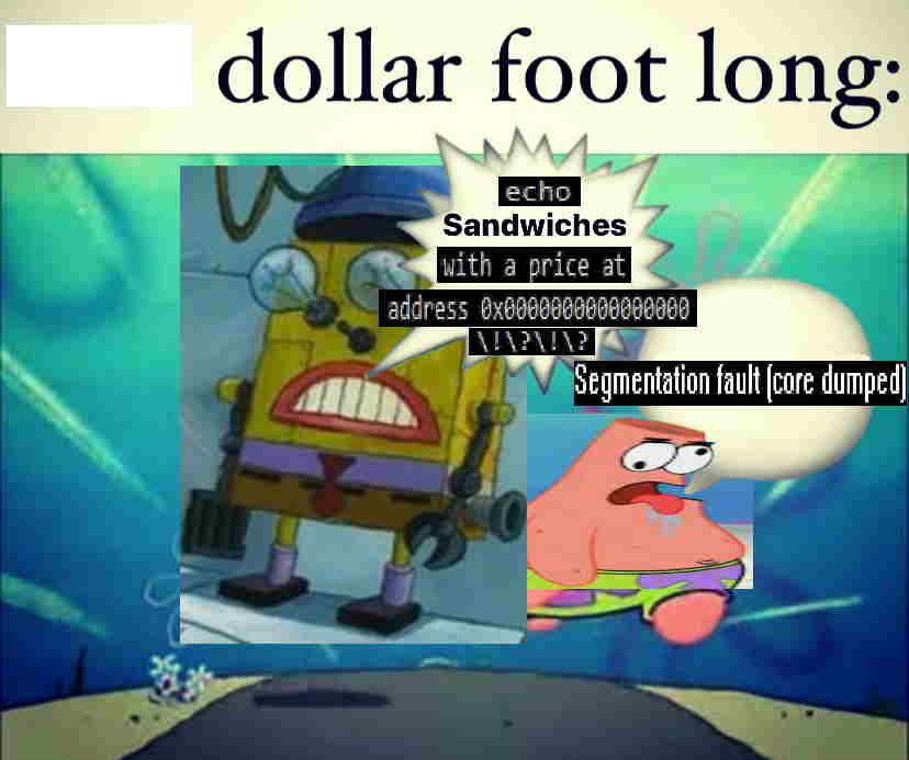 printf("s\n", *title); Sandwiches at a Cheap Price!? Satisfactory