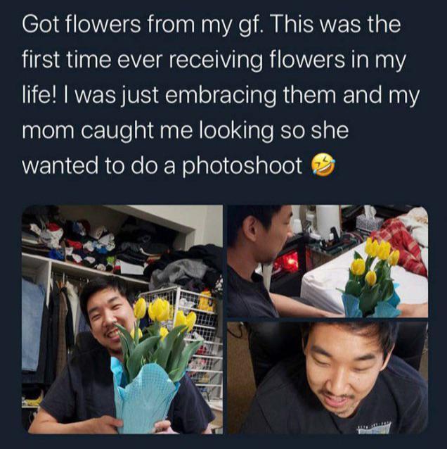 I love receiving flowers. /r/wholesomememes Wholesome Memes Know