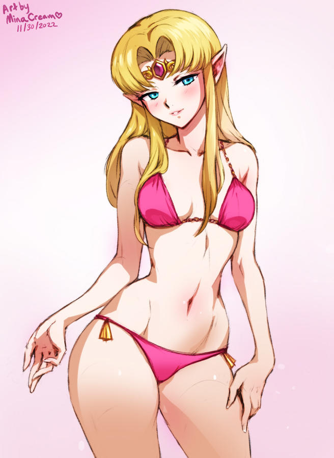 Princess Zelda bikini The Legend of Zelda Know Your Meme