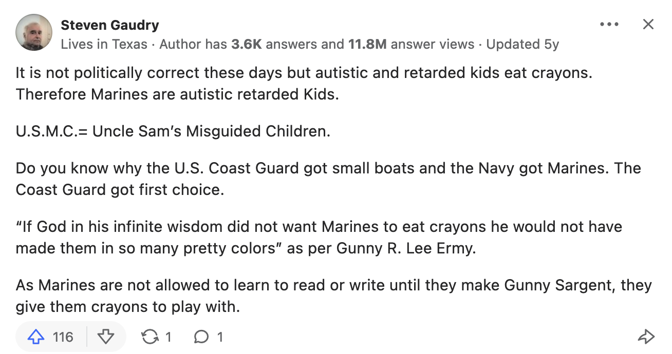 Crayon Eaters / Marines Eat Crayons Crayon Eater / Marines Eat