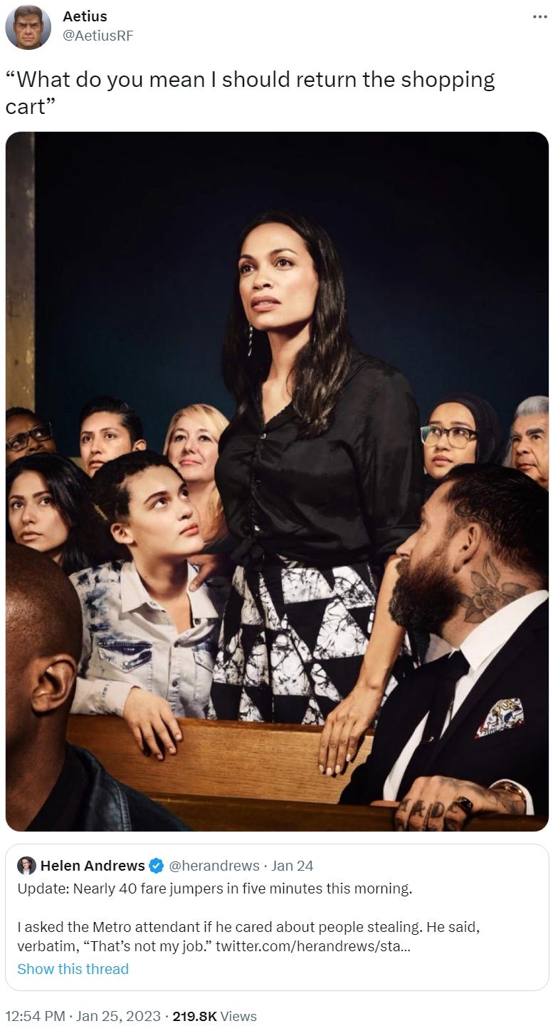 “What do you mean I should return the shopping cart” The Shopping