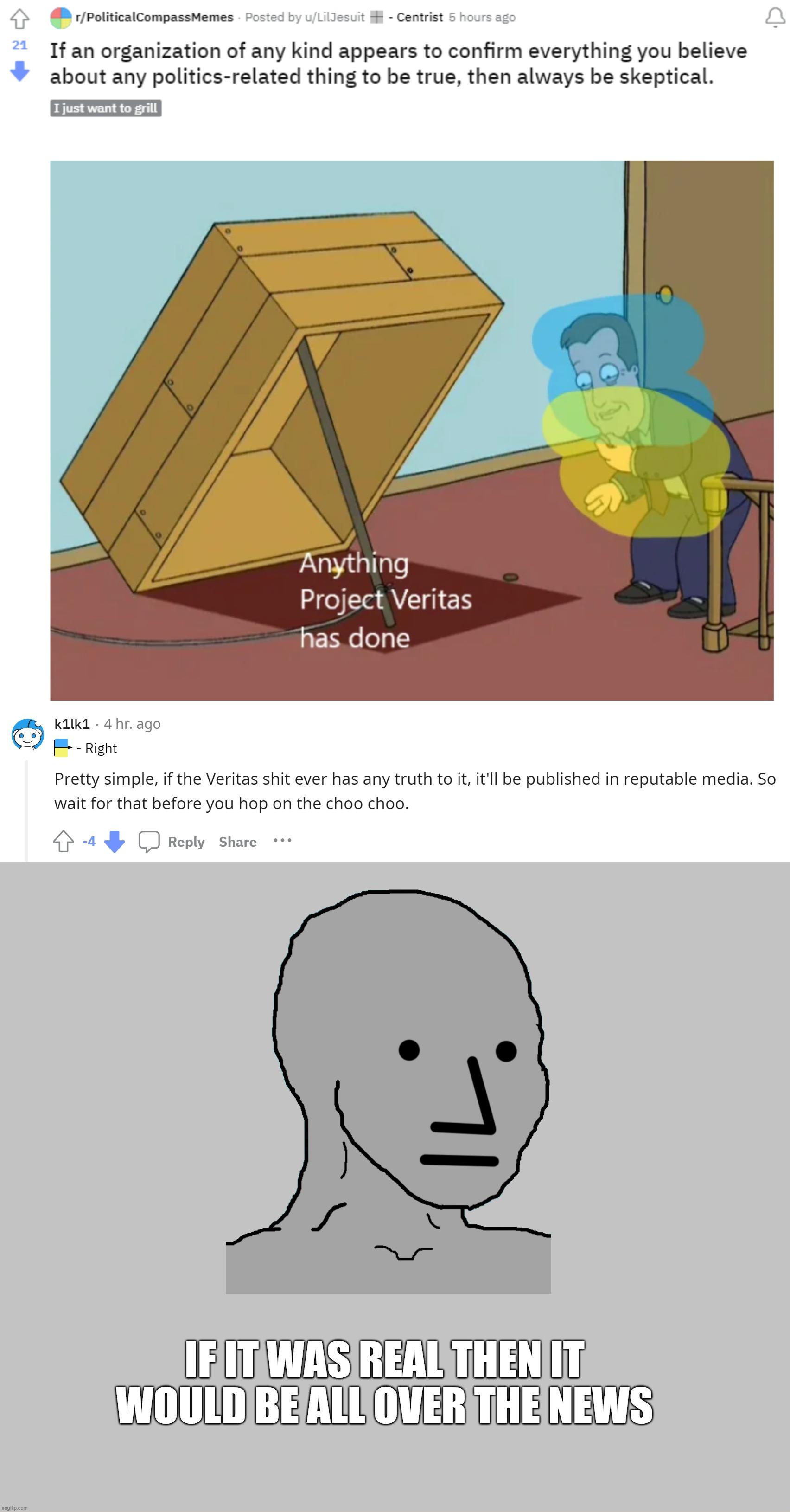 Literal NPCs talking point Political
