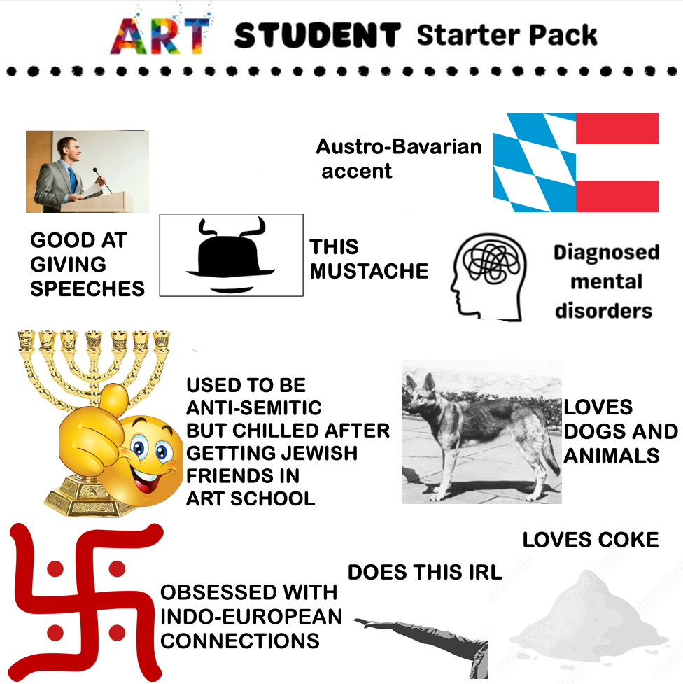 Art Student starter pack | /r/starterpacks | Starter Packs | Know Your Meme