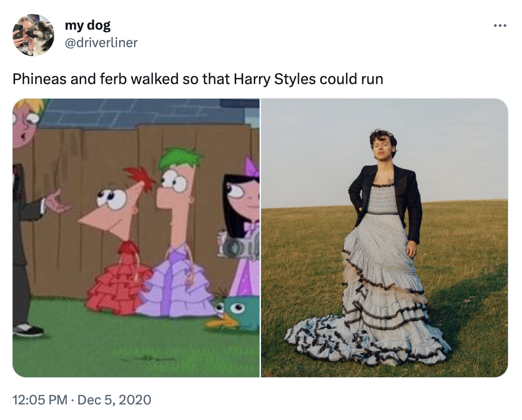 Harry Styles Bad Outfits Meme Harry Styles Queerbaiting and Bad