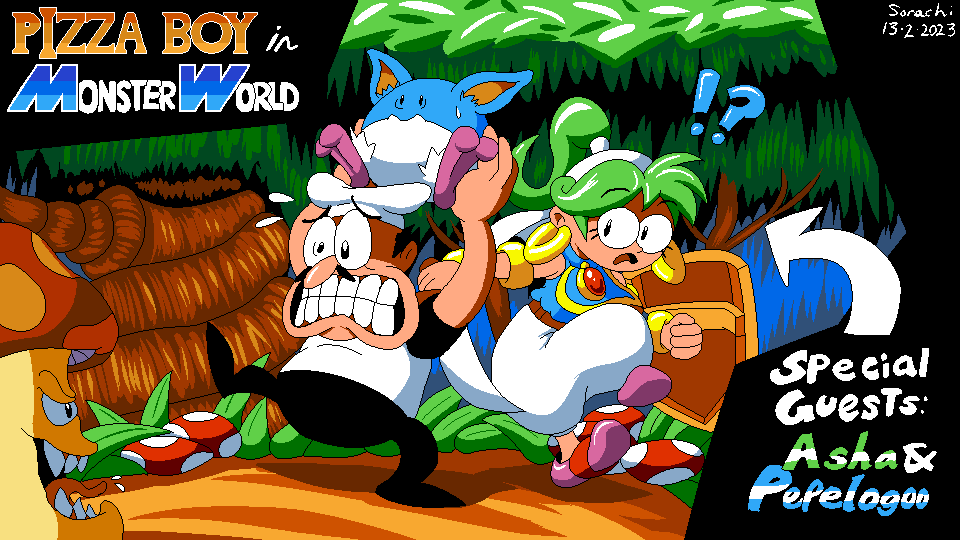 Pizza Boy in Monster World Pizza Tower 'Special Guest' Fanart Know