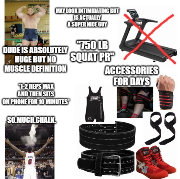 Powerlifter at your Gym starterpack /r/starterpacks Starter Packs