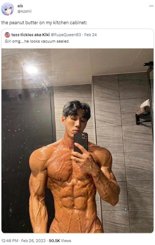 the peanut butter on my kitchen Covering My Parents Kitchen