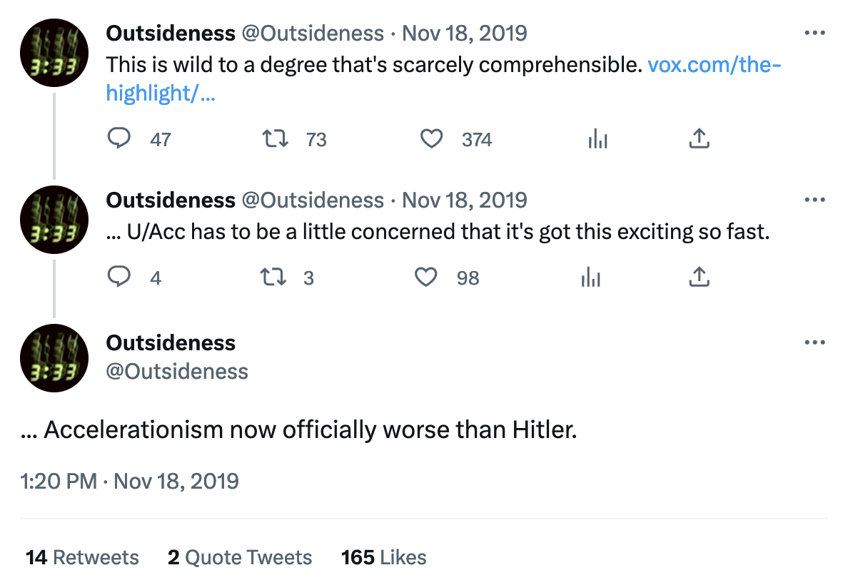 Nick Land / Accelerationism /Outsideness Nick Land / Accelerationism /Outsideness Know