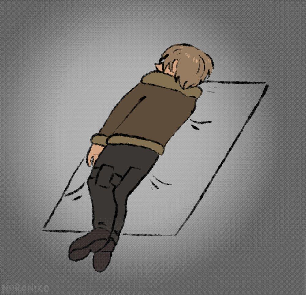 fan-art-i-drew-of-leon-kennedy-dying-in-a-glue-trap-dying-in-a-glue