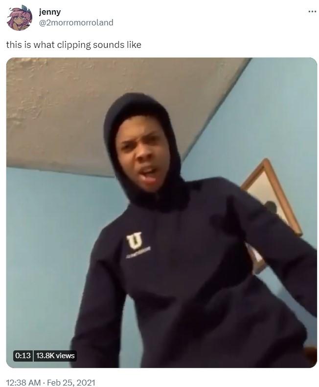 this is what clipping sounds like Eating a Burger With No Honey