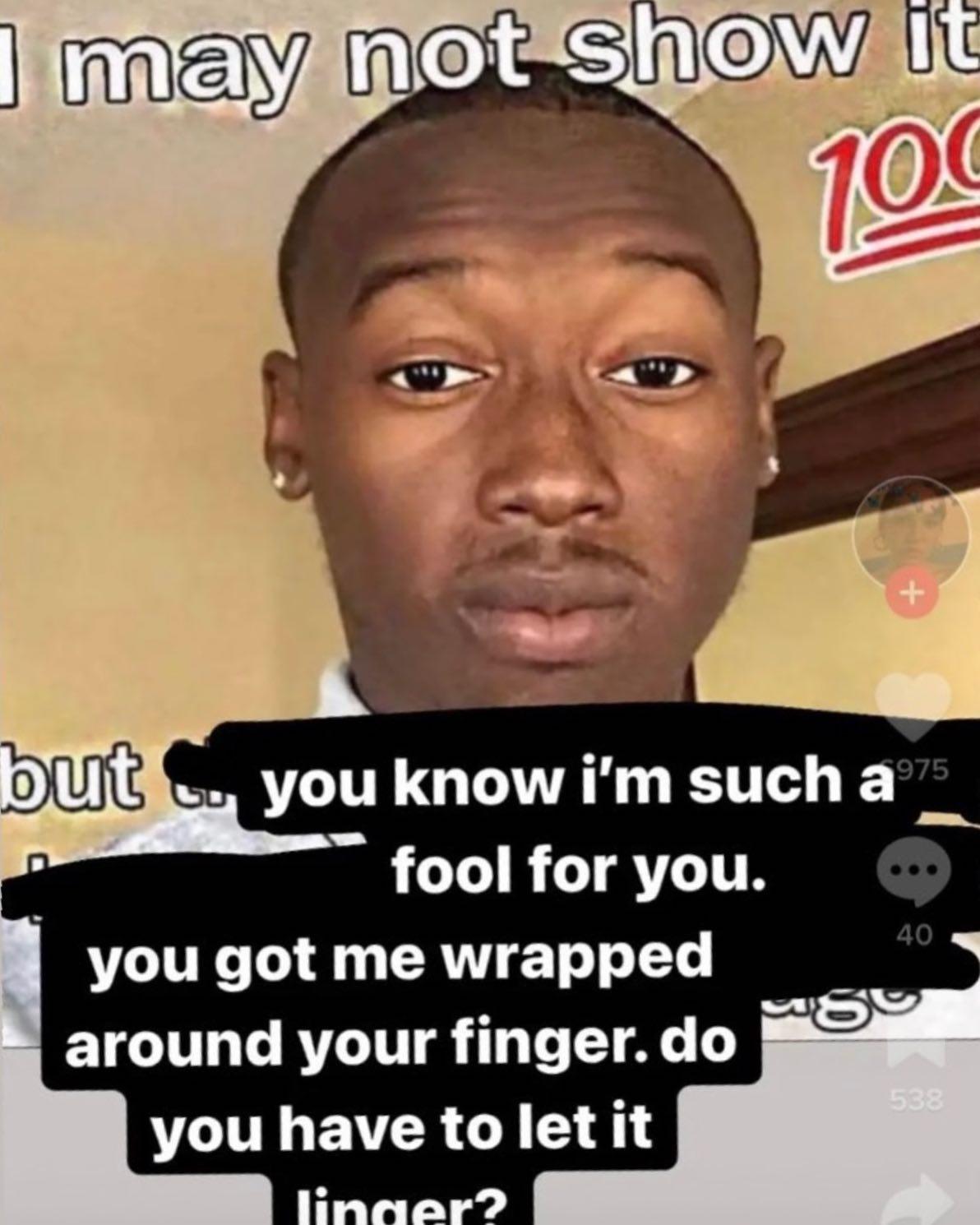 do you have to let it linger (the cranberries meme) Let It Linger