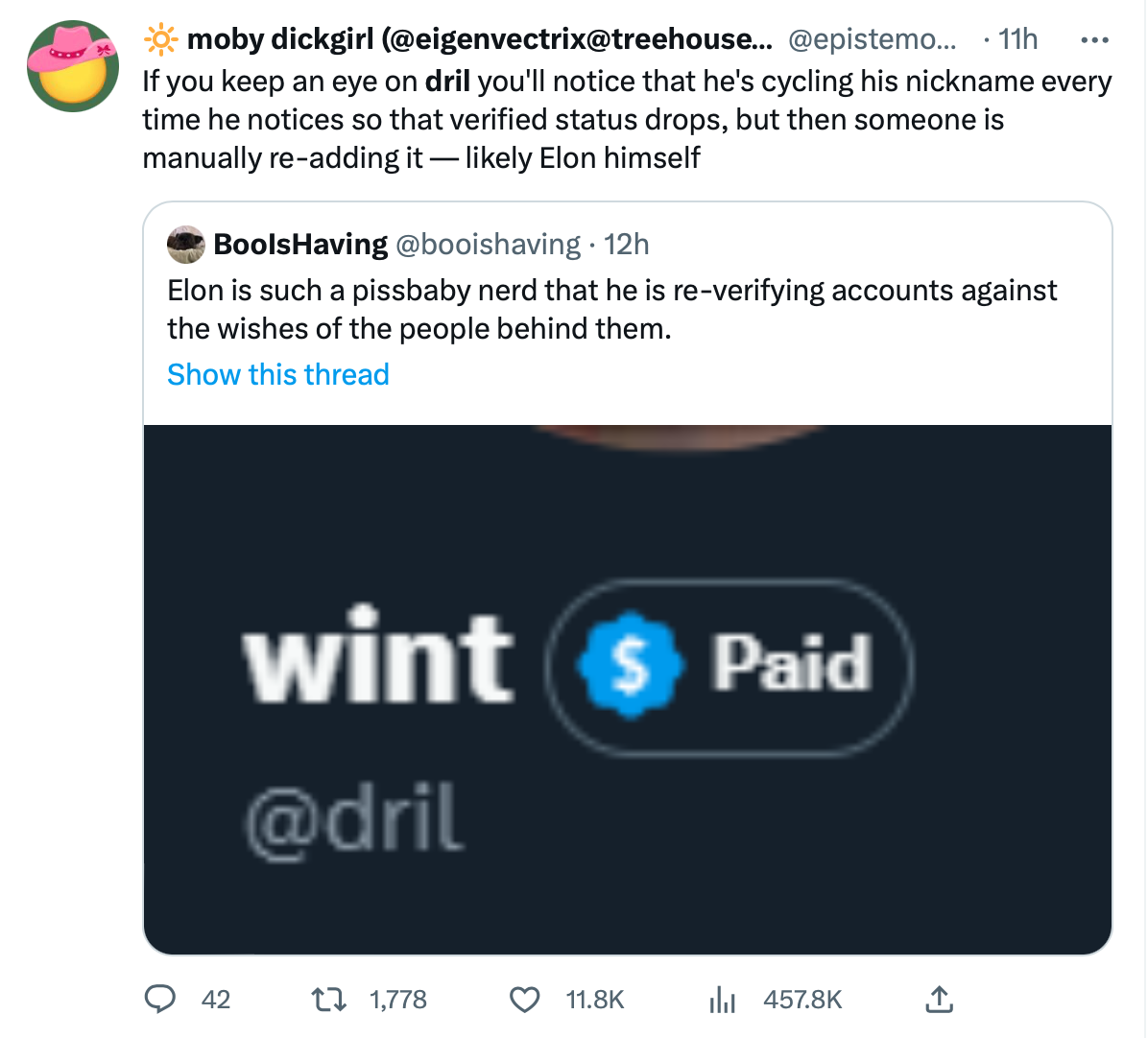 Cycling Nicknames Elon Musk vs. Dril Know Your Meme