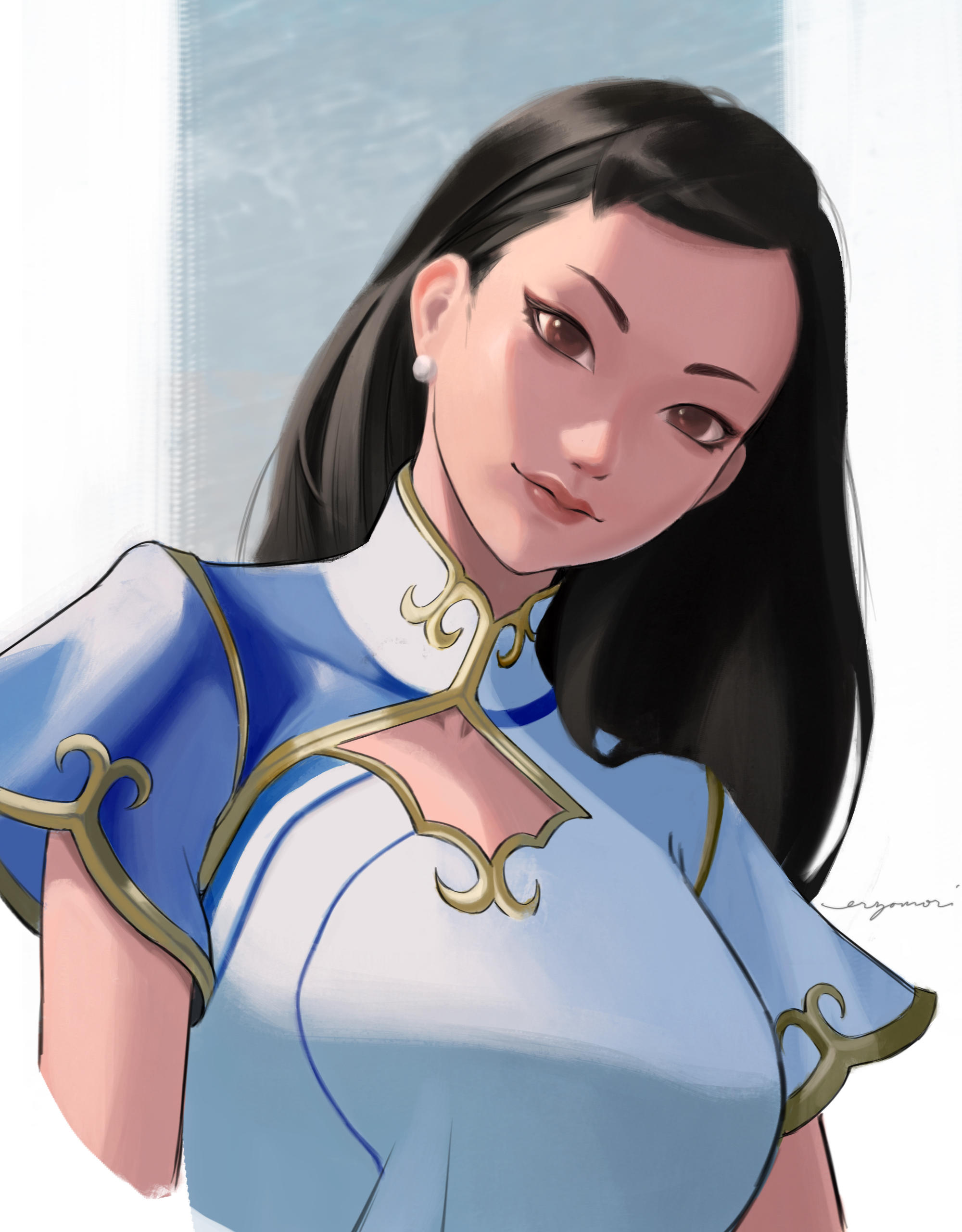 Chun-li lets her hair down | Chun-Li | Know Your Meme