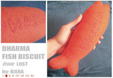DHARMA FISH BISCUIT from LOST by: KiERA 4 8 15 16 23 42