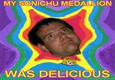 MY SONICHU MEDALLION WAS DELICIOUS memegenerator net