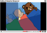 Caillou A Surprise Sleepover 6:21 /7:37 喇 囮 2