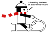 bosh.png I like riding the lines on the iPhone/Touch!