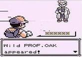 Wild PROF. OAK lappeared