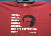SISSY... GIRUE.. NANCY FRENCH BENDER.. MAN UTD SUPPORTING POOFI!