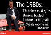S: hatcher vs Argies Unions busted Labour in freefall Sounds good to me. #GameOn Labour www.labour.org.u