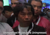 Unimpressed Miyamoto Is Unimpressed.