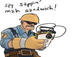 spy sarpn mah sandwich!