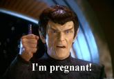 I'm pregnant! Star Trek: Deep Space Nine Benjamin Sisko Quark