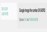 2010/12/29 2,405 NOTES Google Image the number 241543903 (Source: OAY, via YOURMOMSON)
