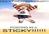 HOLY FREAKING CRAP!!! POSTING IN A