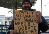 ninja_hobo.jpg KIDNAPED BY NINJAS NEED KARÄTE LESSONS