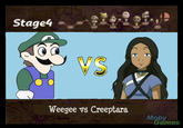 Weegee vs Creeptara Stage4 Weegee vs Creeptar:a Moby Games