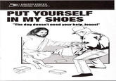 0c7.jpg UNITED STATES POSTAL SERVICE PUT YOURSELF IN MY SHOES "The dog doesn't need your help, Jesus"