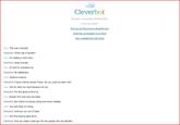Cleverbot Cleverbot conversation RVD00015041 Is this bot clever? Find out at http://www.cleverbot.com Email this conversation to a friend See a detailed log with times User: This was a triumph Cleverbot: What was a triumph? User: I'm making a note here. Cleverbot: Huge success User: I't hard to overstate my Cleverbot: My satisfaction. User: Aperture science Cleverbot: I have a friend named Trevor. Do you want to marry her? User: We do what we must because we can Cleverbot: For the good of all of us. User: Except the ones who are dead Cleverbot: But there's no sense crying over every mistake User: You just keep on trying Cleverbot: Until you run out of cake User: And the science gets done. Cleverbot: And you make a neat gun for the people who are still alive