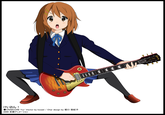 けいおん! CRABCORE Yui/ Vector by kssael / Char design by堀口悠紀子 2009京都アニメーション