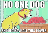 NO ONE DOG SHOUEDHAVE ALL THIS POWER