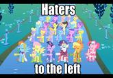 Haters tothe left