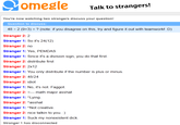 Talk to strangers! You're now watching two strangers discuss your question! Question to discuss: 48-2 (9+3) = ? (note: if you disagree on this, try and figure it out with teamwork! D) Stranger 2: 2 Stranger 1: So it's 24(12) Stranger 2: no Stranger 1: Yes, PEMDAS Stranger 1: Since it's a division sign, you do that first. Stranger 2: distribute first Stranger 2: 2x12 Stranger 1: You only distribute if the number is plus or minus Stranger 2: 48/24 Stranger 2: idiot Stranger 1: No, it's not. Faggot Stranger 2: math major asshat Stranger 1: Lying Stranger 2: asshat Stranger 1: "Not creative Stranger 2: nice talkin to you.) Stranger 1: Suck my nonexistent dick. Stranger 1 has disconnected text font line
