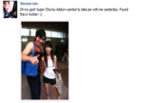 Steven Lim Oh my god! Super Chio bu Adelyn wanted to take pix with me yesterday. Found this in twitter!:)
