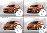Offering family seating... and coming in many colours.. 獻奓 Introducing... The Chevrolet Sonic! @獻 P