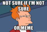 NOT SURE IF I'M NOT SURE rC ORMEME memegenerator.net