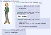 The funniest part about this image is that this thread was in /v/.