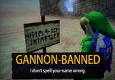 GANNON-BANNED I don't spell your name wrong.
