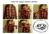 How to wear men's shirts