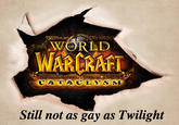 OF WARCRAFT Still not as gay as Twilight