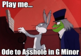 Play me Ode to A------ in G Minor