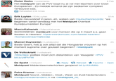 Pieter Derks @pieterderks Het meldpunt van de PVV loopt nu al vol met klachten over Oost Europeanen . Zo meldde iemand dat zijn badkamer compleet verbouwd was 8 Feb Retweeted 238 times Erik Luyten ErikLuyten Beste nieuwsbrief in jaren..eh, weken van @suburbanrecords: "we beginnen vanaf vandaag met het Meldpunt Overlast Kunstjournalisten Europa 51m MarcoKalnenekMarcoKalnenek SCHOKKEND: meldpunt voor mensen die op 3 maart a.s. gaan feesten in Heerlen! 10jaarweirdomusic.com/bestel-kaarten/ #komjeooknaarmijfeestje 1h Marcel Duyvestijn Liefdevollid Beste Geert, heb jij ook altijd dat die Hongaarse vrouwen op het moment supreme over goulash beginnen? #meldpunt 2h De Volkskrant @volkskrant #Wientjes: politiek moet zich distantieren van 'klaagsite. #PVV bit.ly/ykFhYW 3h Reply Retwee avorite. Open De Speld @DeSpeld Meldpunt Middenbeemsterhorken geopend bit.ly/A34M6b 5h Petra Kramer petrakramer Meldpunt Noord-, Midden-, Oost-, West- en Zuid-Nederlanders meldpuntnederlanders.nl via @meldpunt.NL