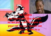 "Yo DAWG we heard you like skunks so we put a white strpie on your cat so your skunk can chase your cat like its a